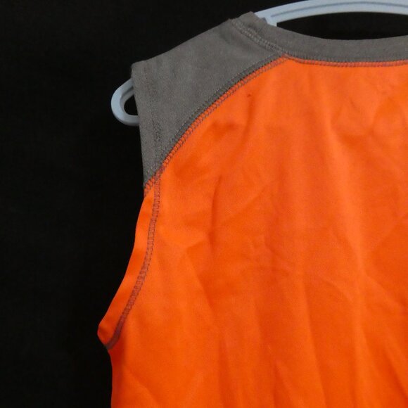 OSHKOSH B'GOSH | size 5 | Orange and Grey Basketball Sleeveless Shirt - Picture 9 of 16